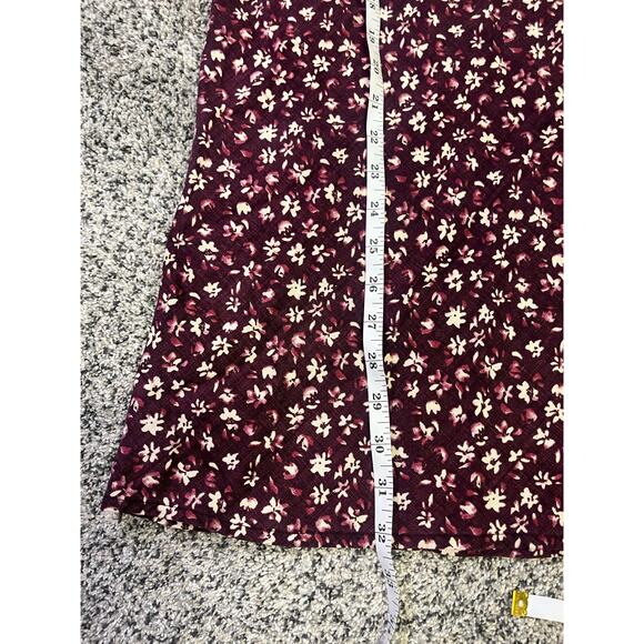 Abercrombie & Fitch Linen Dainty Floral Mini Shift Dress, Women’s M Purple Beach - Picture 4 of 10